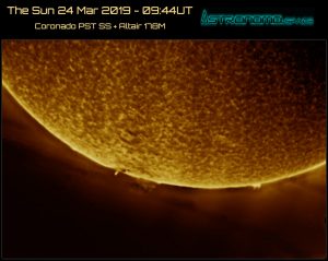 The Sun 24 Mar 2019 - 09:44UT