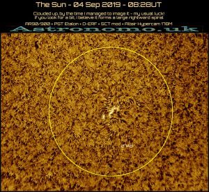 The Sun - 04 Sep 2019 - 08:28UT