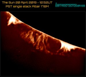 The Sun 20 April 2019 - 12:52UT