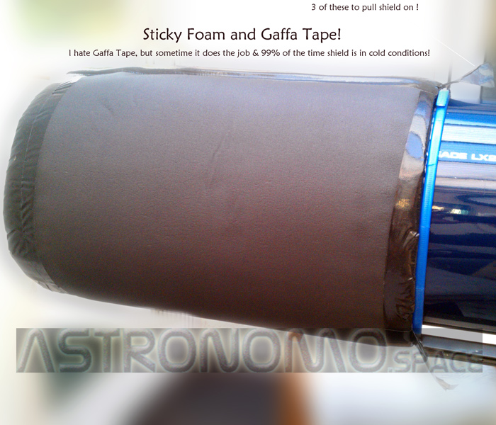 Home made Dew Shield for LX200